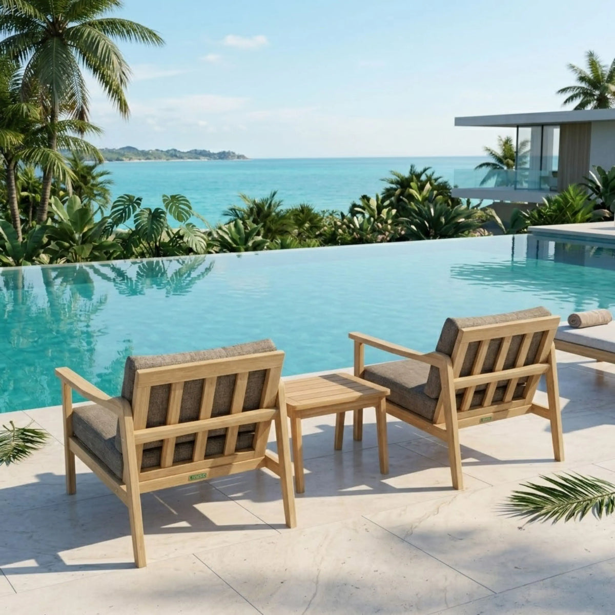 Anderson Teak Amalfi Relax 3-Piece Deep Seating Collection
