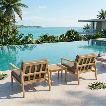 Anderson Teak Amalfi Relax 3-Piece Deep Seating Collection