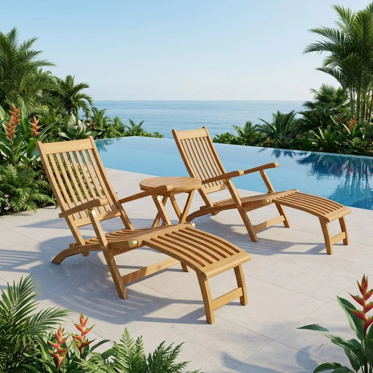Anderson Teak Tropicana Montage 3-Piece Steamer Set