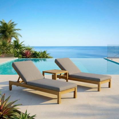 Anderson Teak SouthBay Glenmore 3-Piece Lounger Set