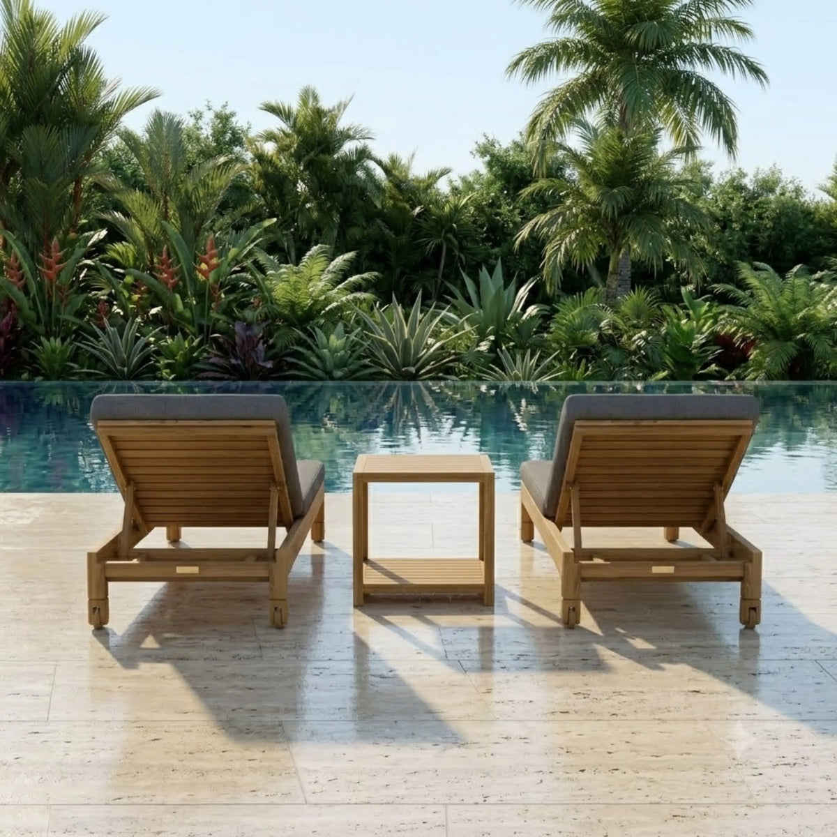 Anderson Teak SouthBay Glenmore 3-Piece Lounger Set