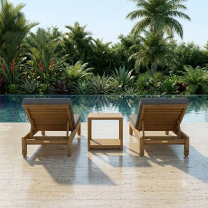 Anderson Teak SouthBay Glenmore 3-Piece Lounger Set