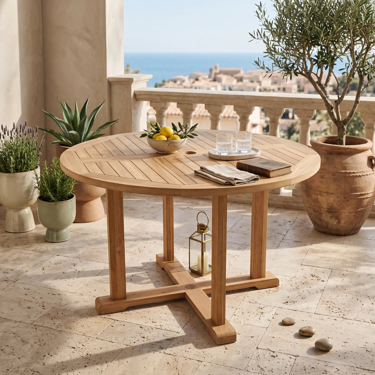 Anderson Teak Tosca 4-Foot Round Table