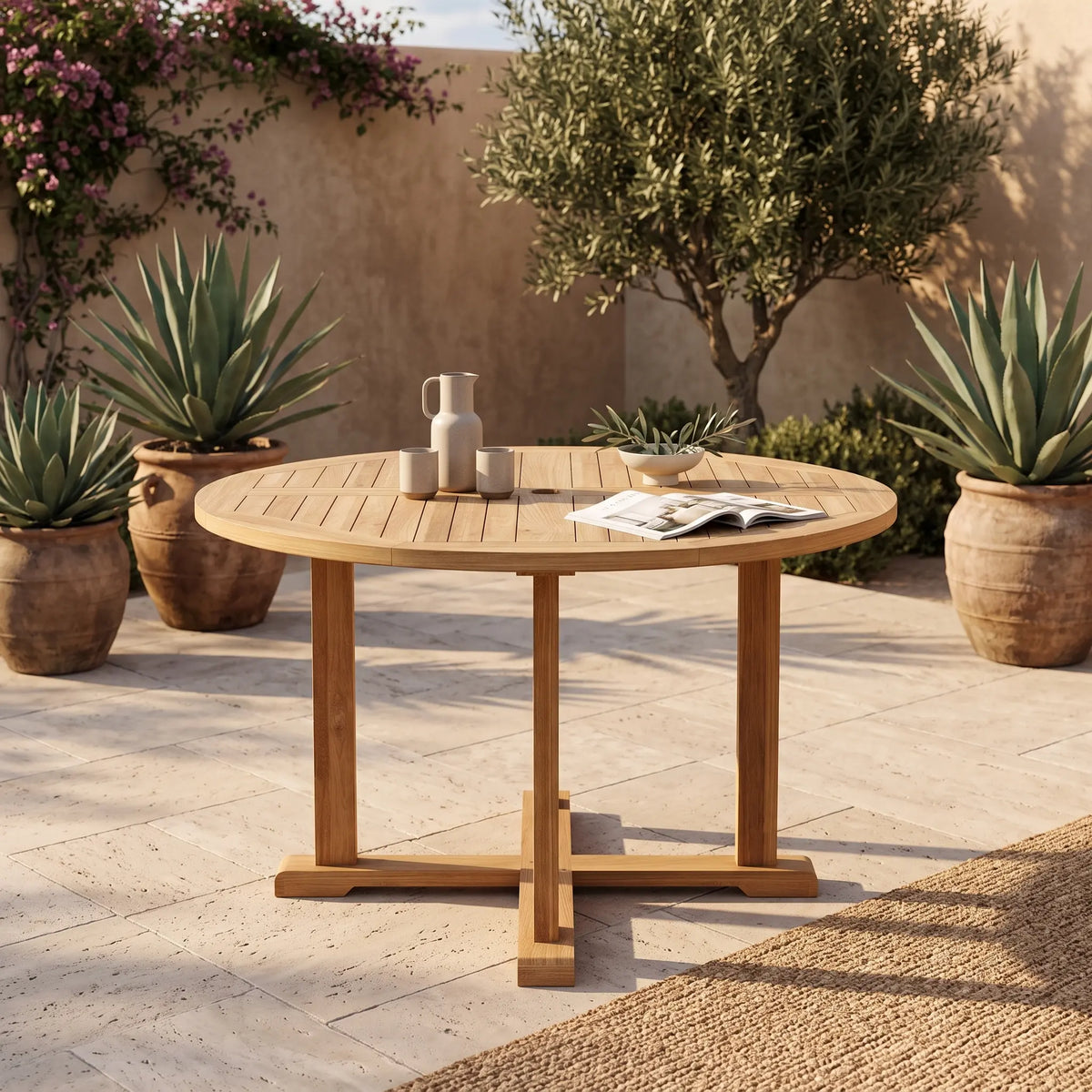Anderson Teak Tosca 4-Foot Round Table