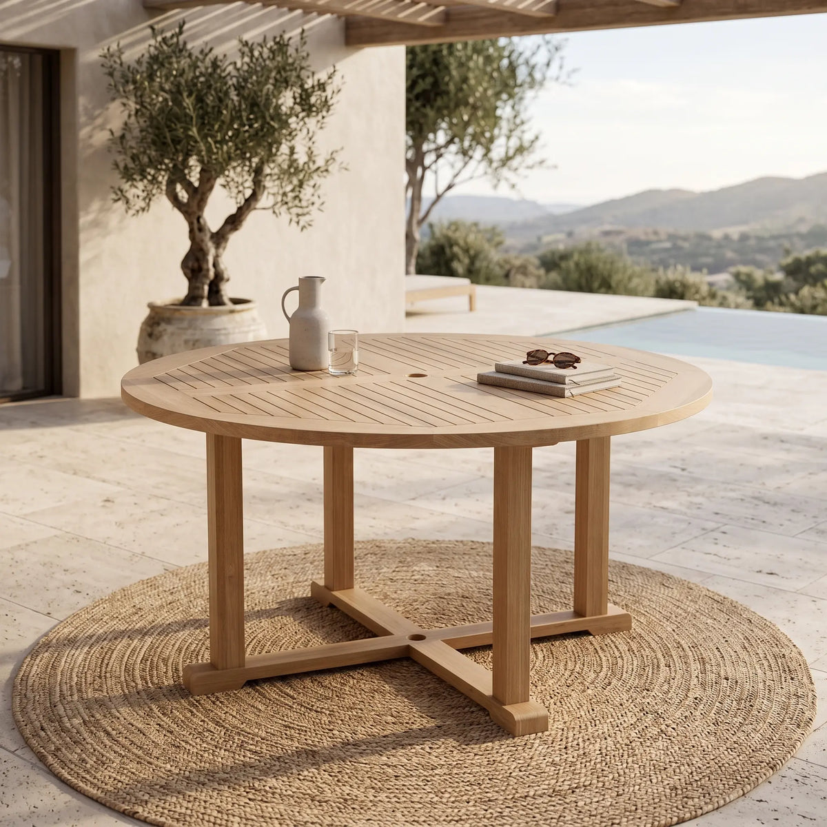 Anderson Teak Tosca 5-Foot Round Table