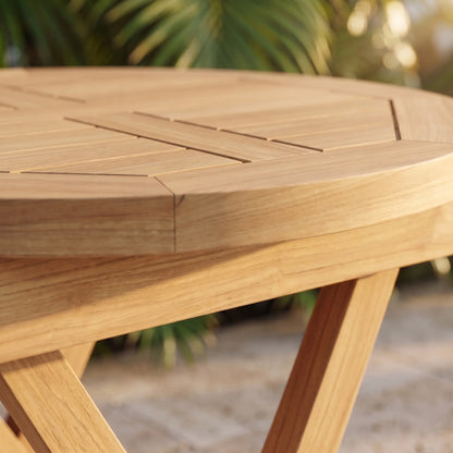 Anderson Teak Bahama 20" Mini Side Round Folding Table