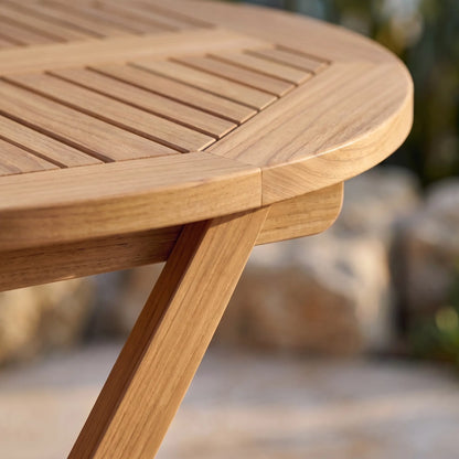 Anderson Teak Windsor 31" Round Picnic Folding Table