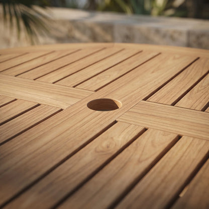 Anderson Teak Bahama 47" Round Folding Table