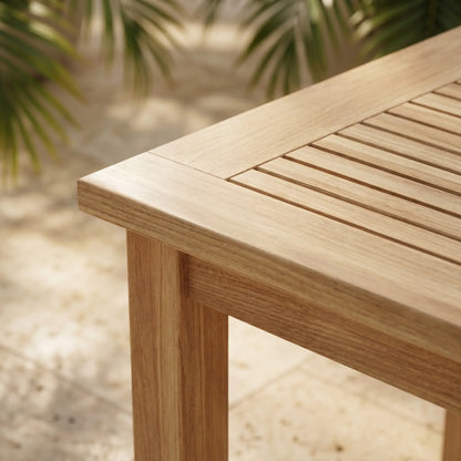 Anderson Teak Bahama 35" Square Table Small Slats