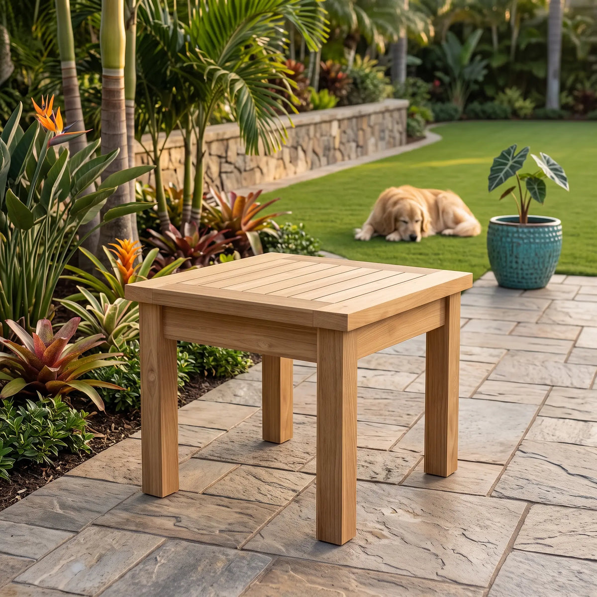 Anderson Teak Bahama 20" Square Mini Table