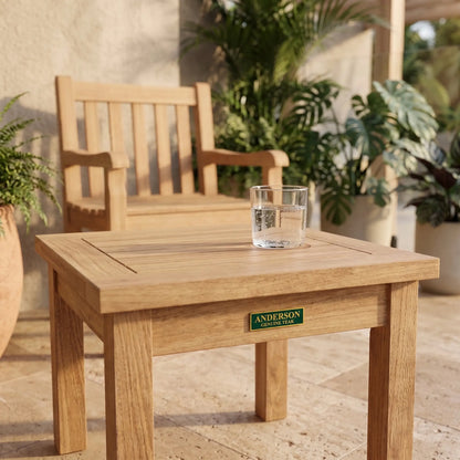 Anderson Teak Bahama 20" Square Mini Table