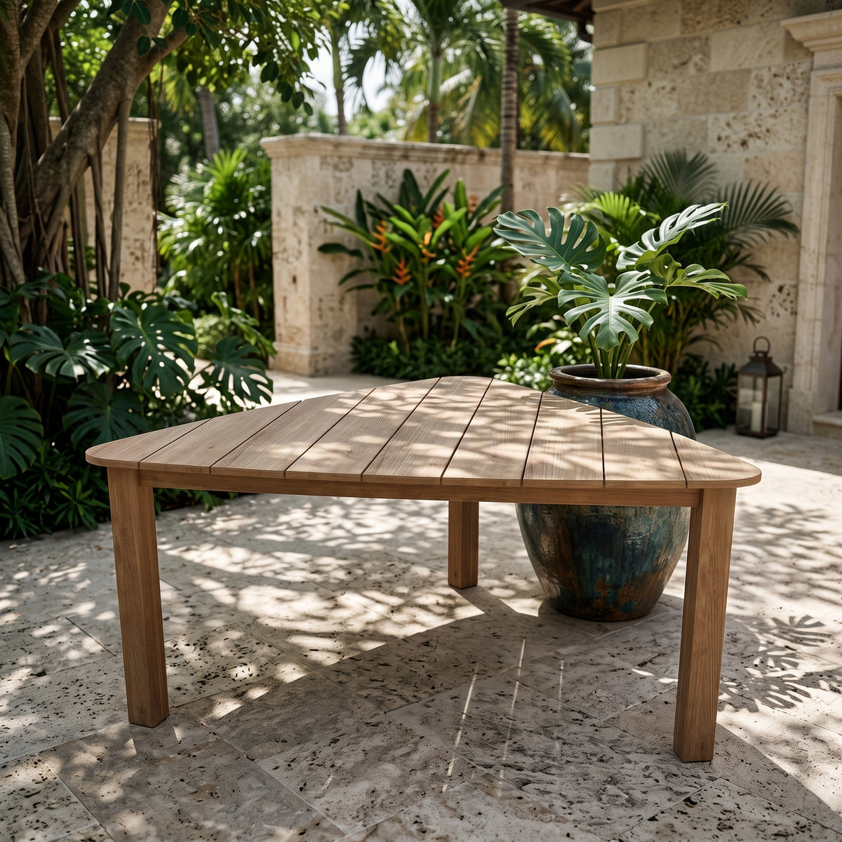 Anderson Teak Padua Triangle Table