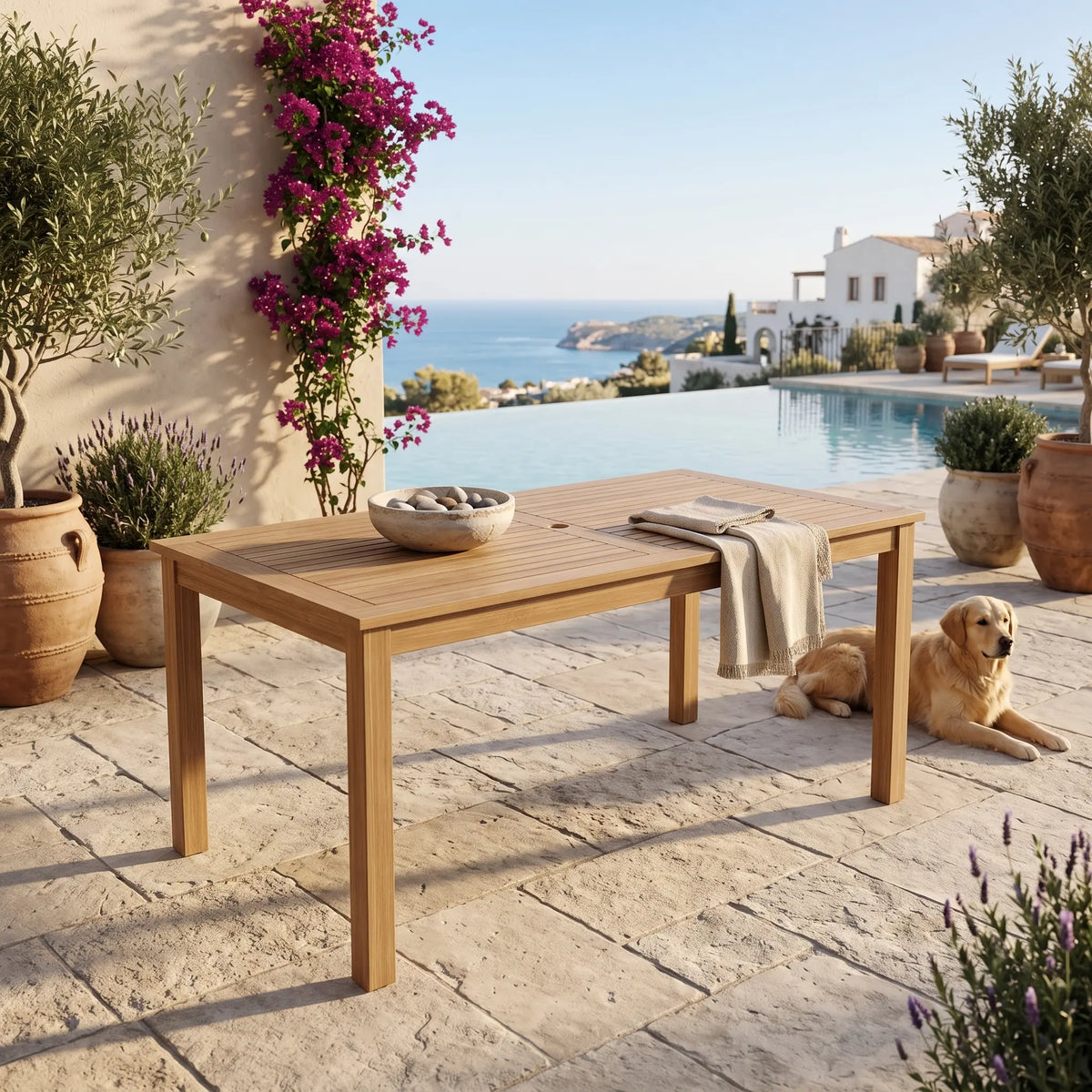 Anderson Teak Bahama 65" Rectangular Table