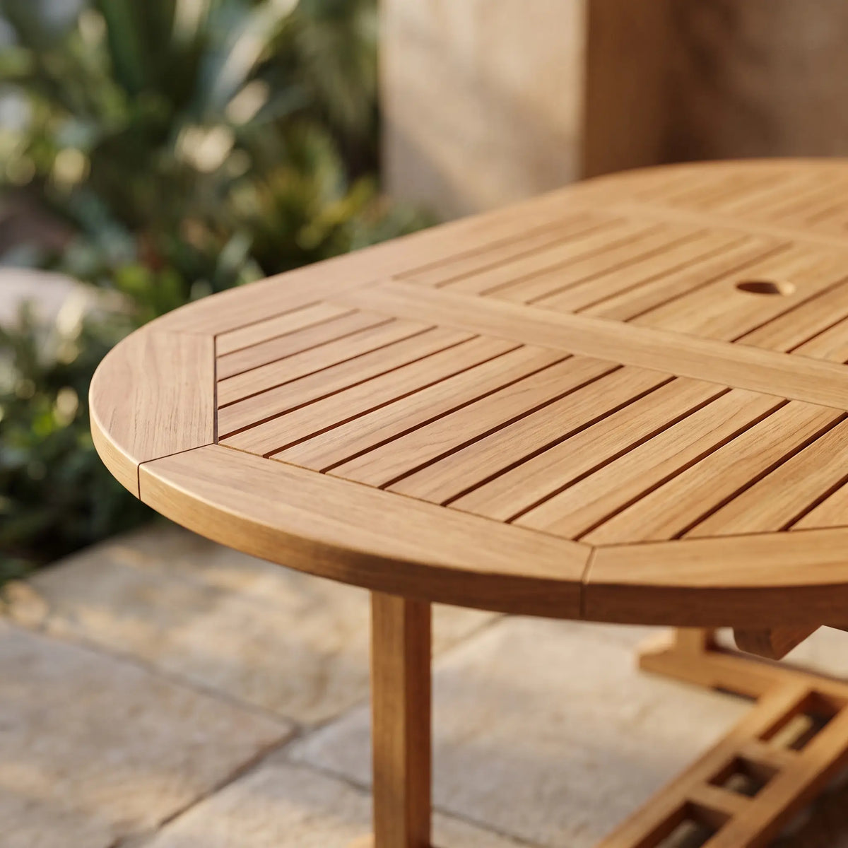 Anderson Teak Bahama 87" Oval Extension Table Extra Thick Wood
