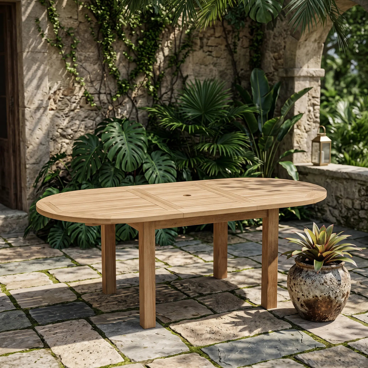 Anderson Teak Bahama 78" Oval Extension Table