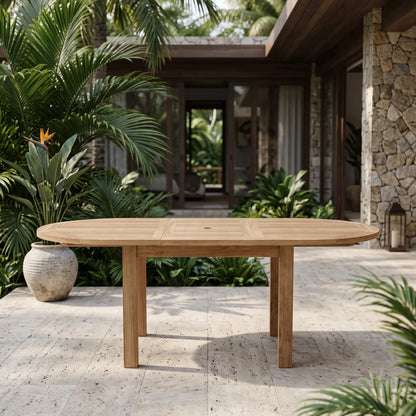 Anderson Teak Bahama 78" Oval Extension Table