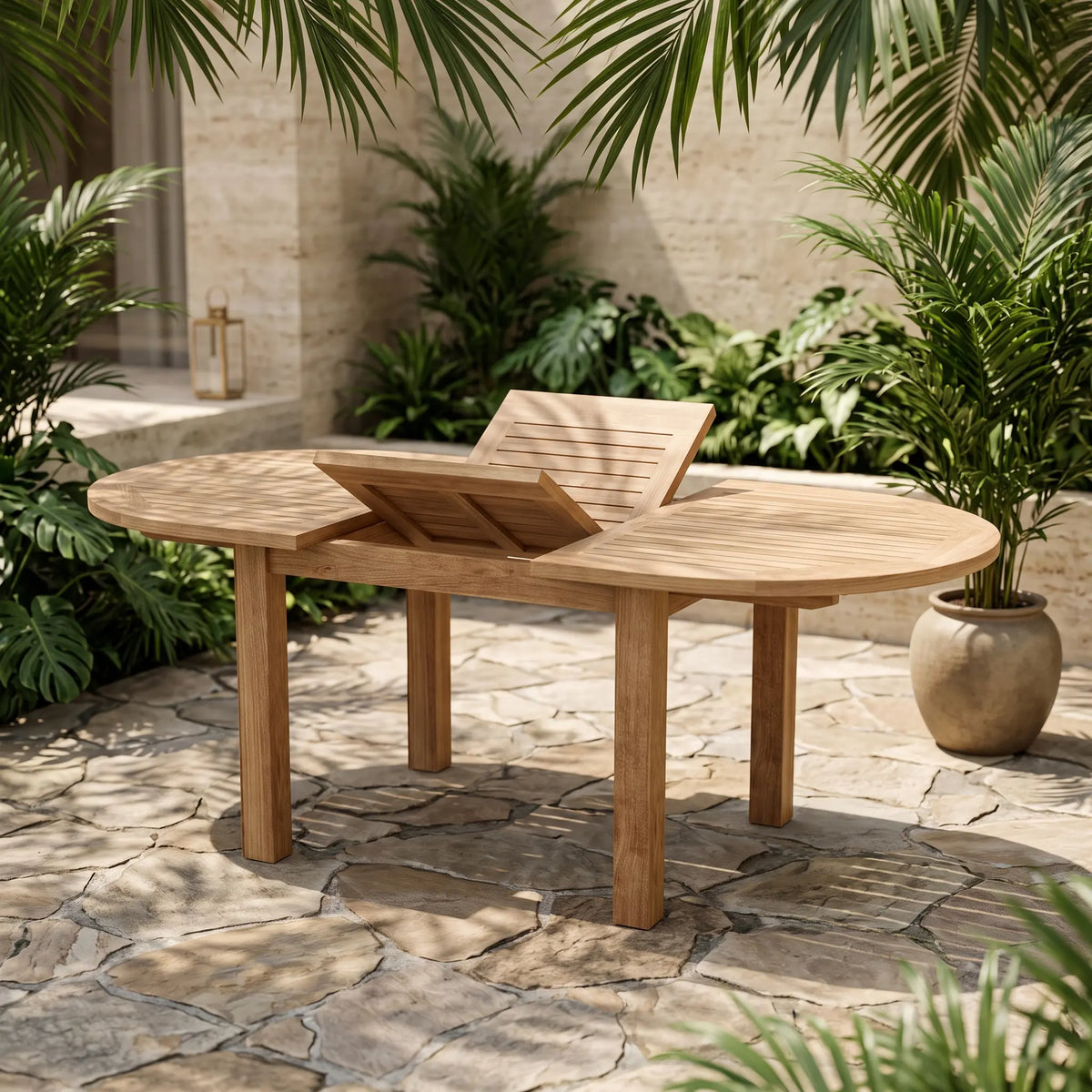 Anderson Teak Bahama 78" Oval Extension Table