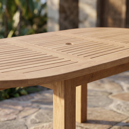 Anderson Teak Bahama 78" Oval Extension Table