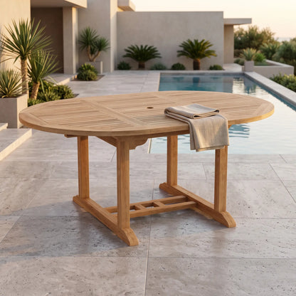 Anderson Teak Bahama 71" Oval Extension Table Extra Thick Wood