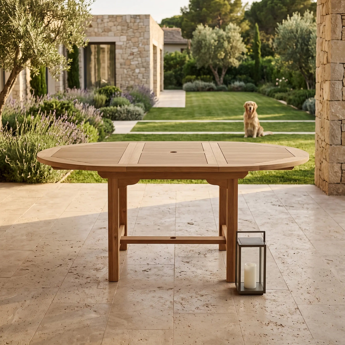 Anderson Teak Bahama 67" Oval Extension Table