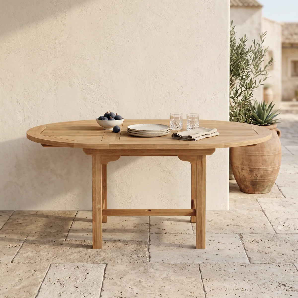 Anderson Teak Bahama 67" Oval Extension Table