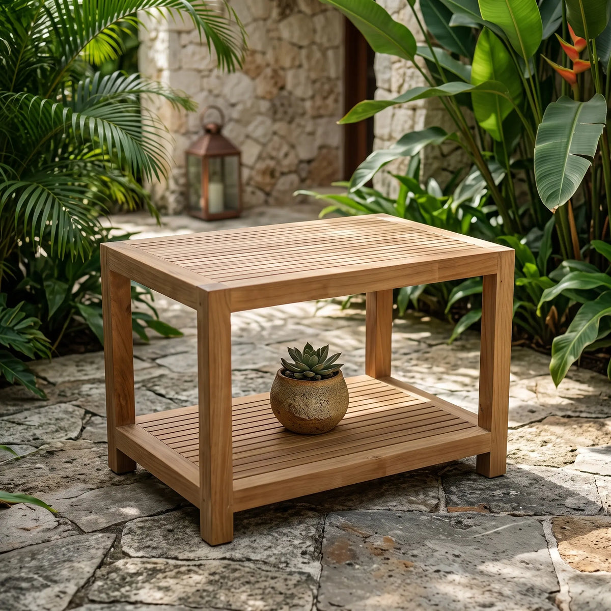 Anderson Teak Windsor Side Table 2-Tier