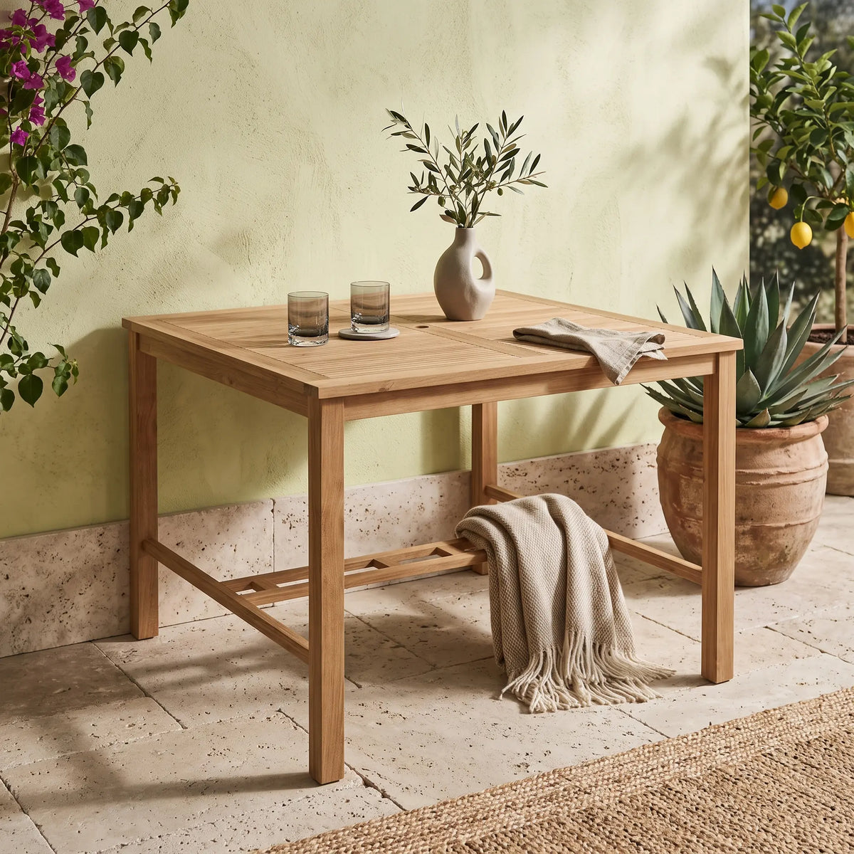 Anderson Teak Windsor 59" Square Bar Table