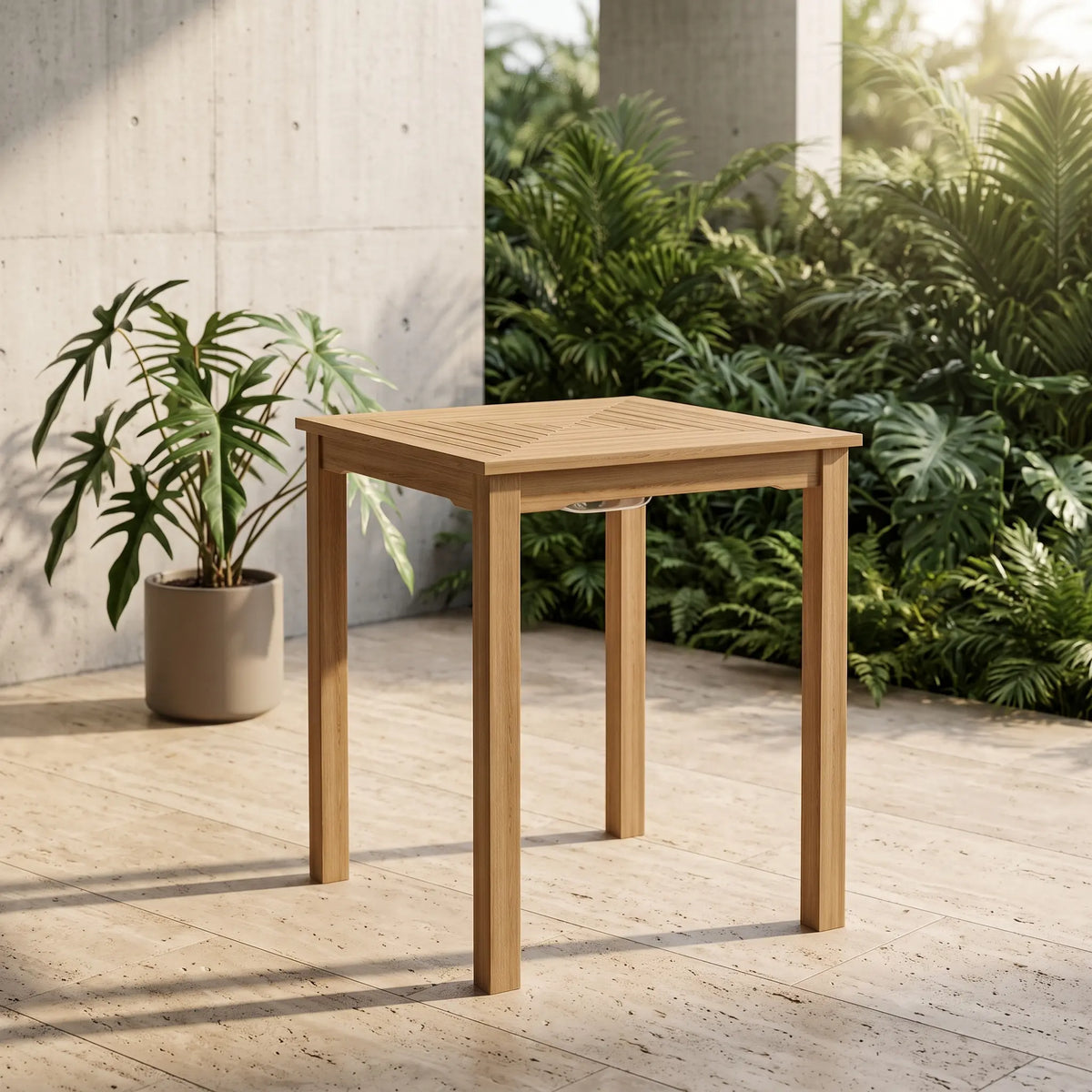 Anderson Teak Chatsworth Ice Chiller Bar Table