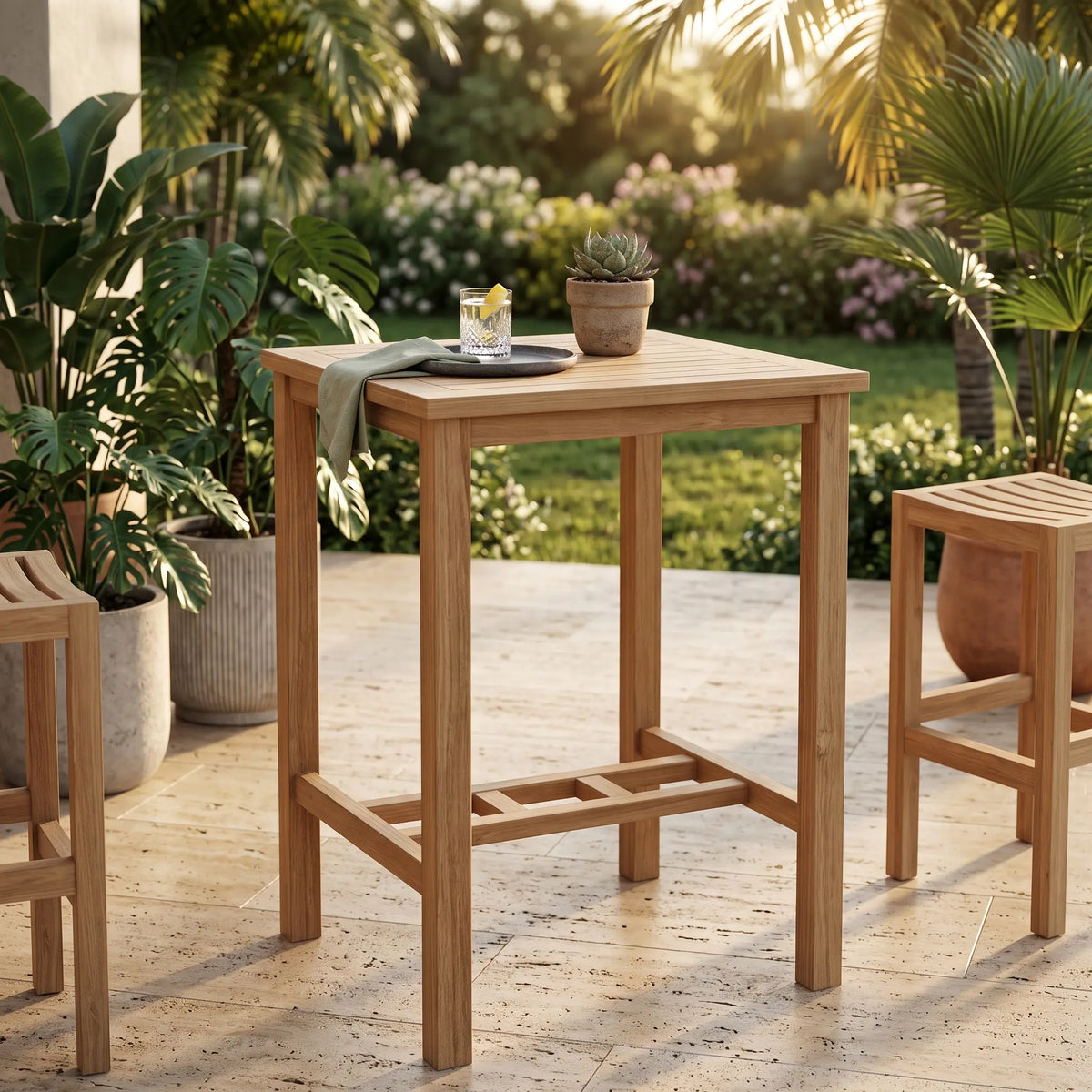 Anderson Teak Avalon 27" Square Bar Table