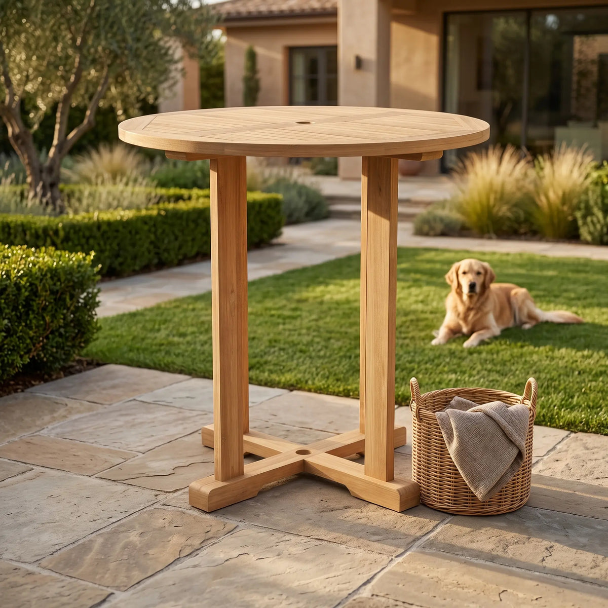 Anderson Teak Bahama 39" Round Bar Table