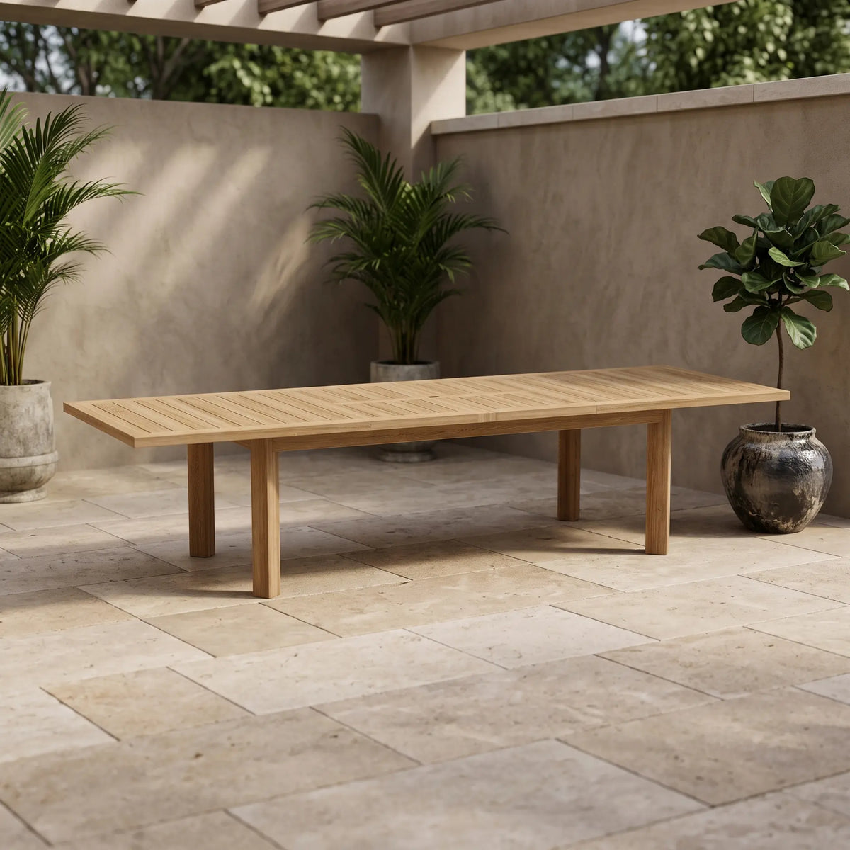 Anderson Teak Chelsea Rectangular Double Extension Table