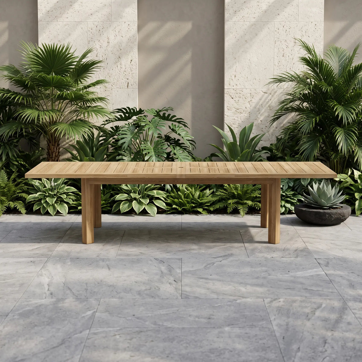 Anderson Teak Chelsea Rectangular Double Extension Table