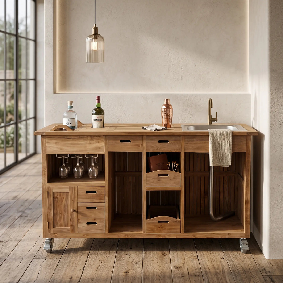Anderson Teak Safari Bar Table
