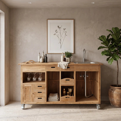 Anderson Teak Safari Bar Table