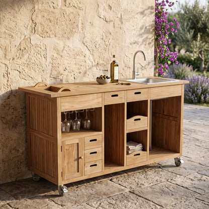 Anderson Teak Safari Bar Table