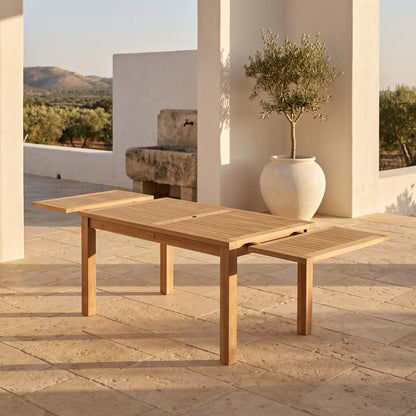 Anderson Teak Bahama 95" Rectangular Table w/ Double Leaf Extensions