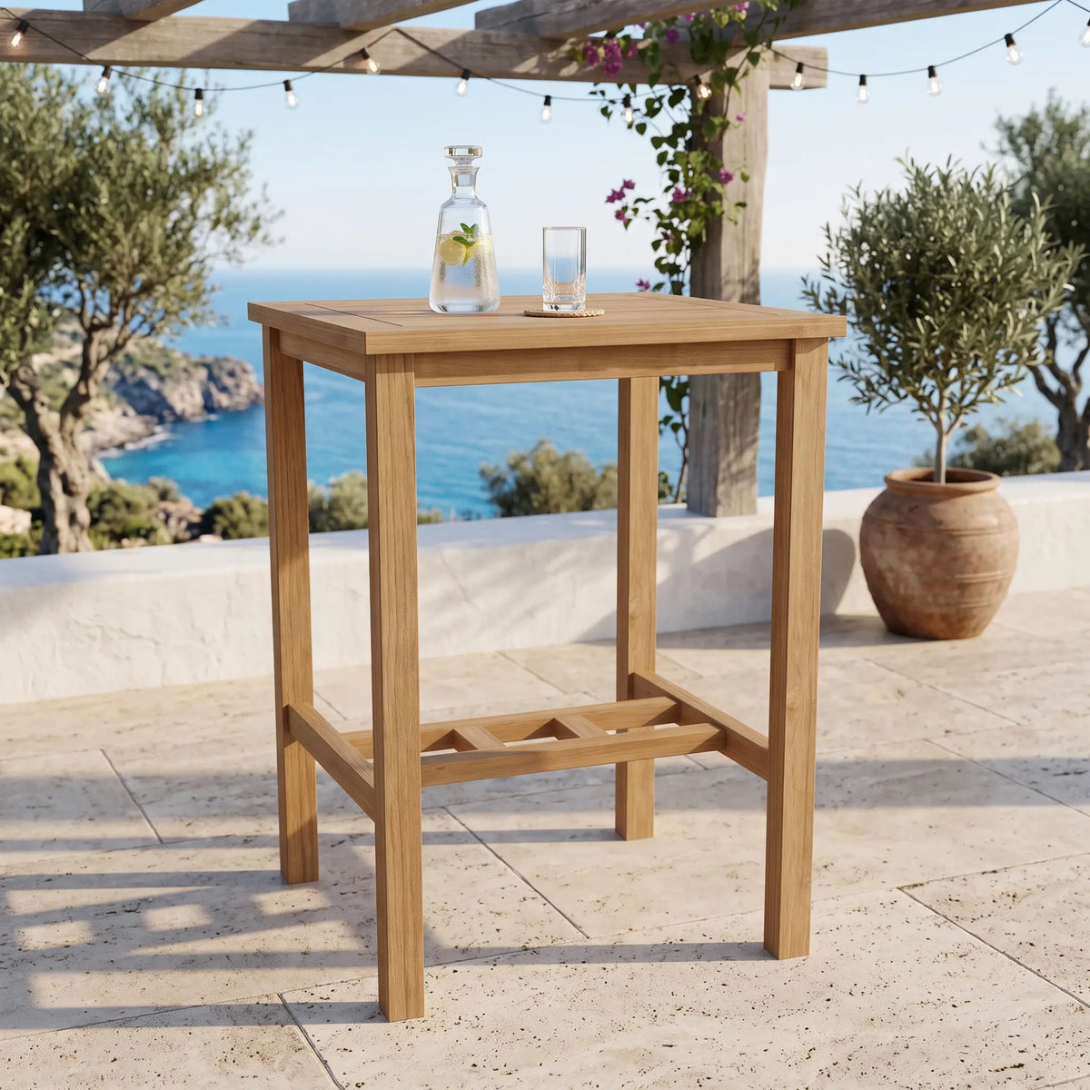 Anderson Teak Avalon 27" Square Bar Table