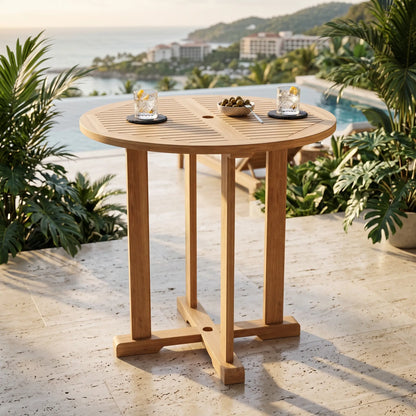 Anderson Teak Bahama 39" Round Bar Table