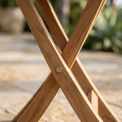 Anderson Teak Montage 20" Round Folding Table