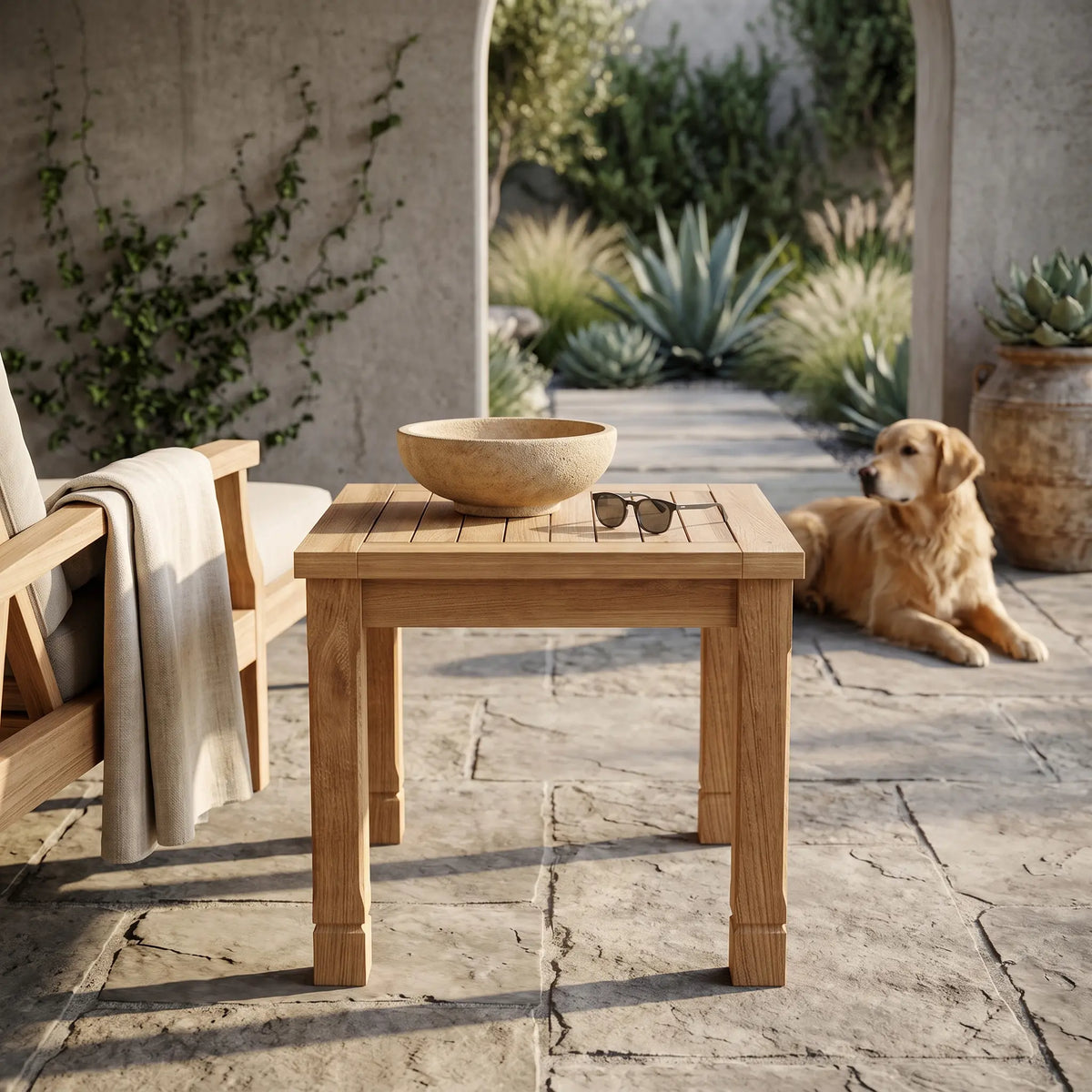 Anderson Teak SouthBay Square Side Table