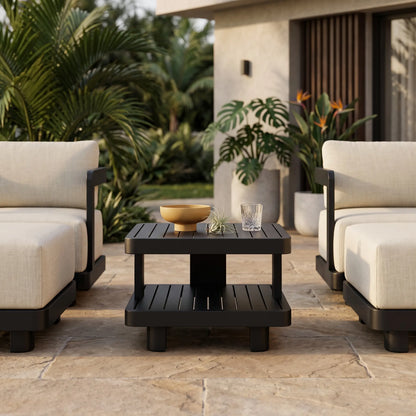 Anderson Teak Granada Aluminum Side Table