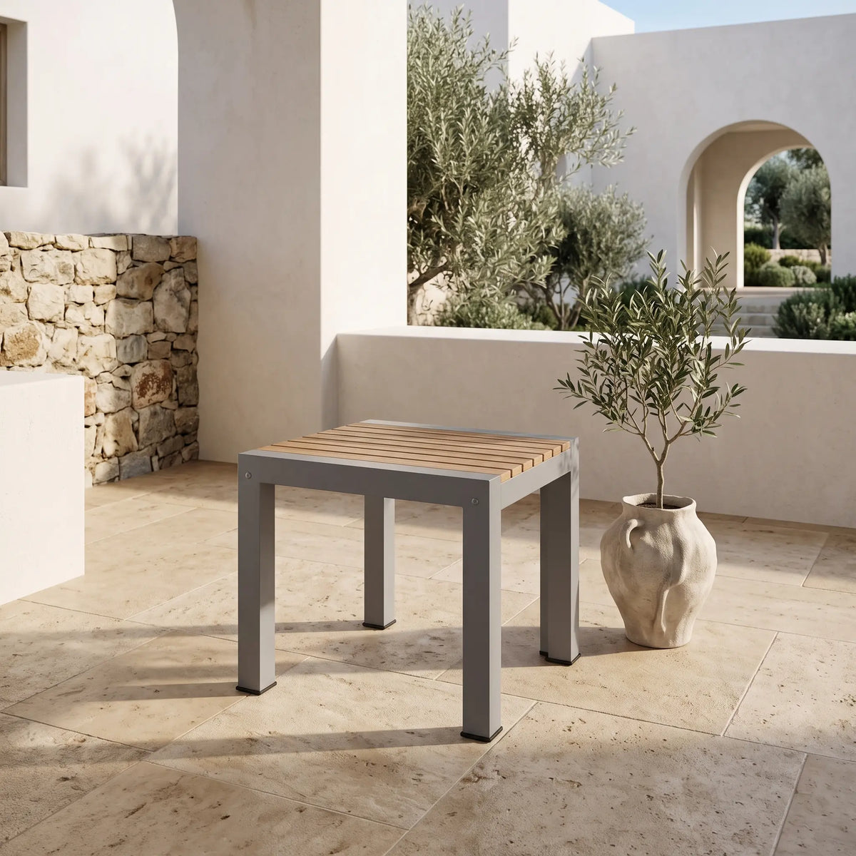 Anderson Teak Seville 20" Square Side Table