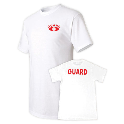 Kemp USA GUARD T-Shirt, Printed Front and Back, White