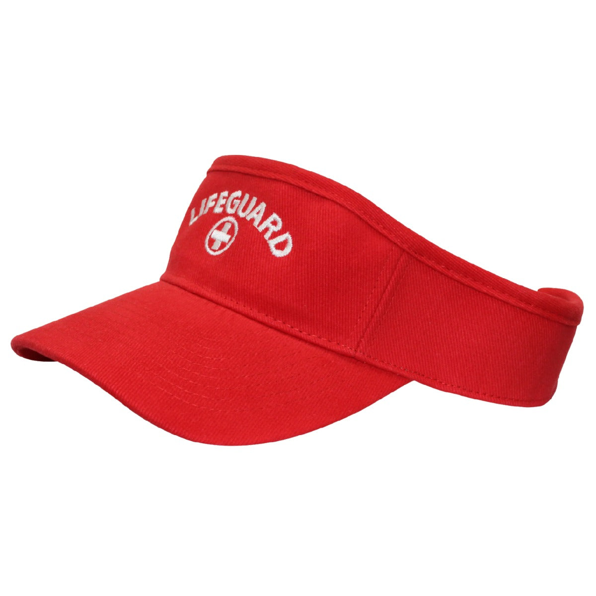 Kemp USA Lifeguard Visor, White Embroidered Logo, Kemp USA