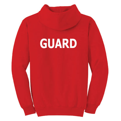 Kemp USA GUARD Hooded Pullover Sweatshirt, Red, Kemp USA
