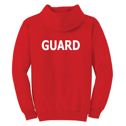 Kemp USA GUARD Hooded Pullover Sweatshirt, Red, Kemp USA