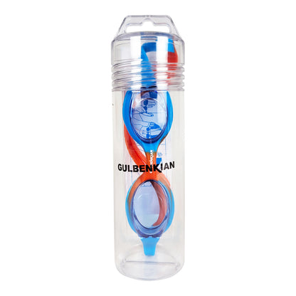 Kemp USA Swim Goggles, Orange & Royal Blue, Kemp USA