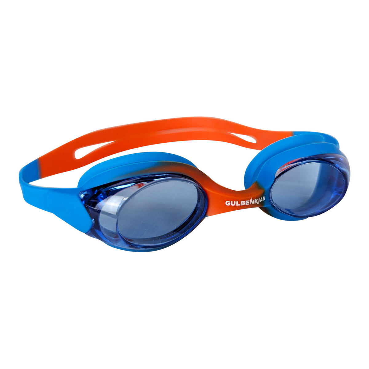 Kemp USA Swim Goggles, Orange & Royal Blue, Kemp USA