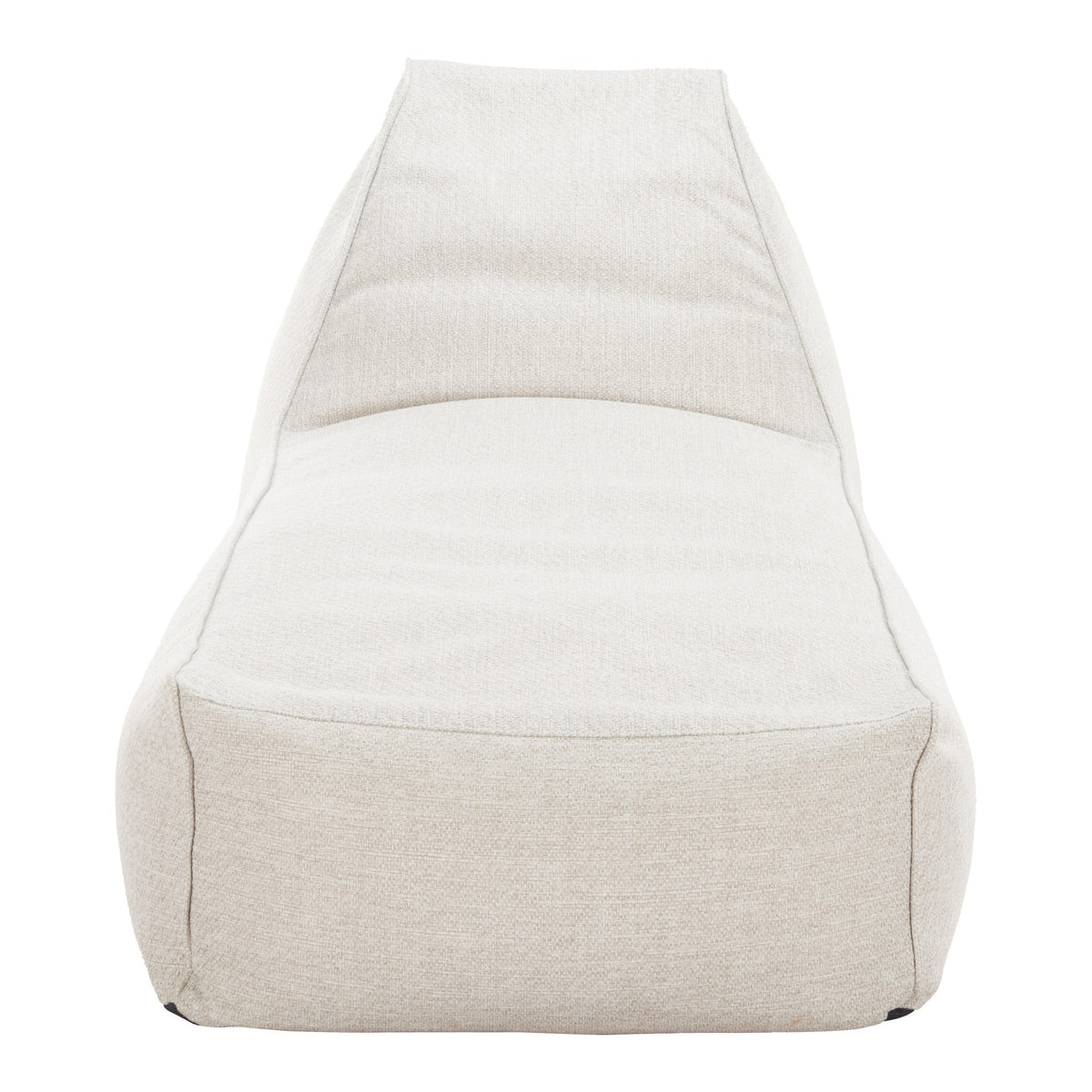 Kalm Outdoor Patio Chaise Lounge, Beige