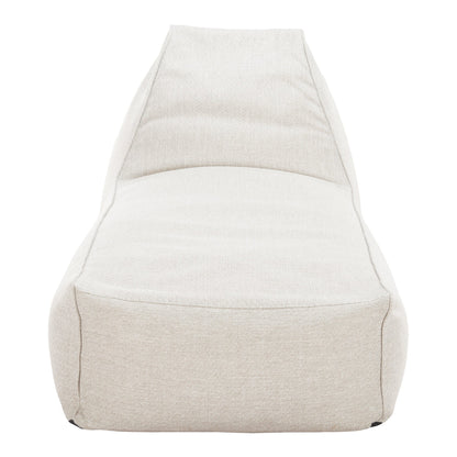 Kalm Outdoor Patio Chaise Lounge, Beige